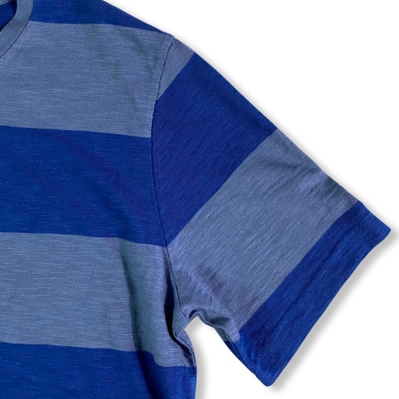 Short Sleeve Tee Shirt, Rugby Striped Crew Neck, 100% Cotten, 1901 by Nordstrom - Picture 4 of 9